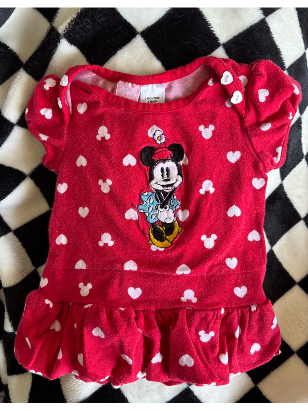 3 month Disney Minnie Mouse shirt